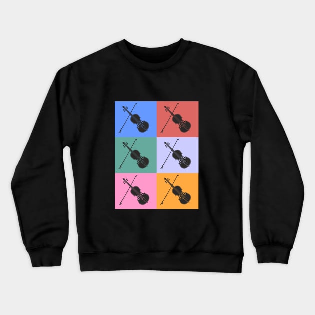 Violin Lover Crewneck Sweatshirt by cypryanus